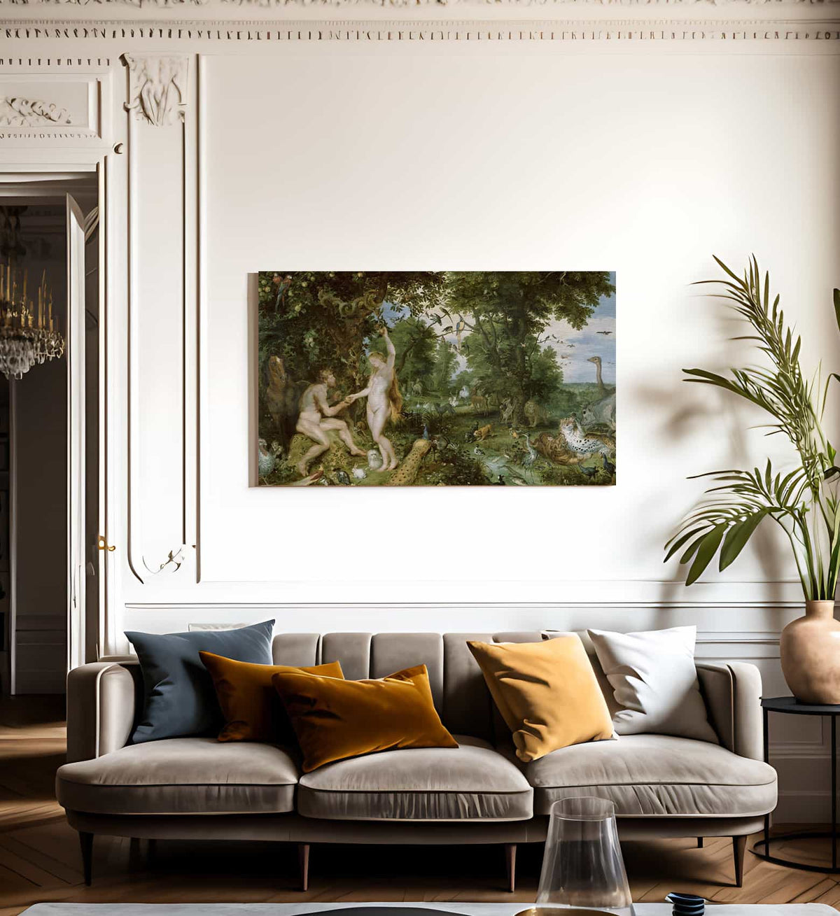 The Garden Of Eden With The Fall Of Man By Jan Brueghel The Elder Fine Art Print