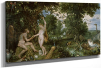 The Garden Of Eden With The Fall Of Man By Jan Brueghel The Elder Fine Art Print