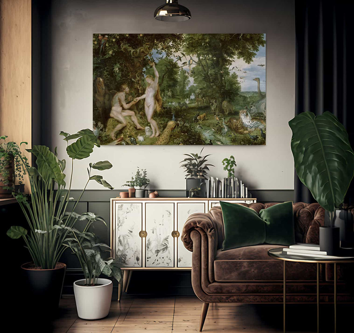 The Garden Of Eden With The Fall Of Man By Jan Brueghel The Elder Fine Art Print