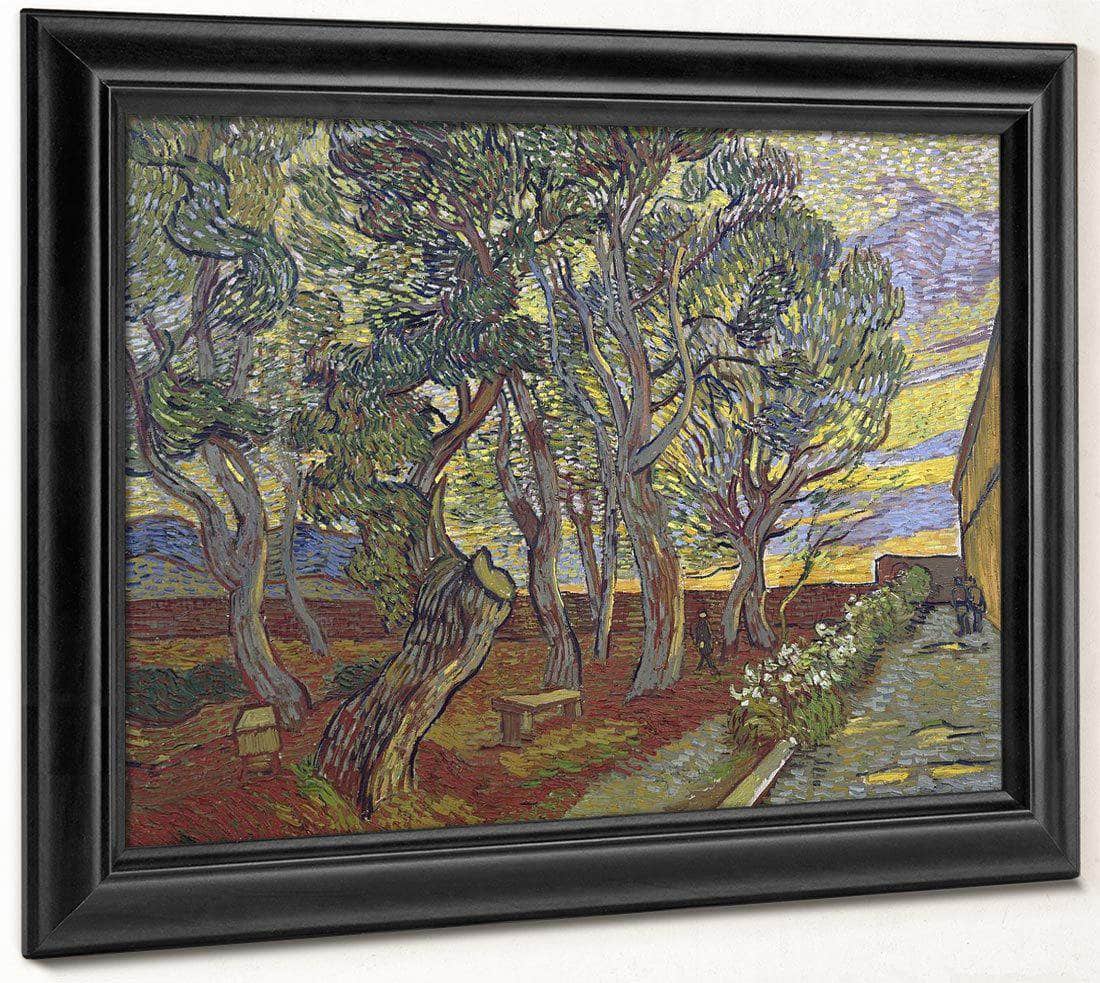 The Garden Of Saint Paul's Hospital 2 By Vincent Van Gogh Fine Art Print
