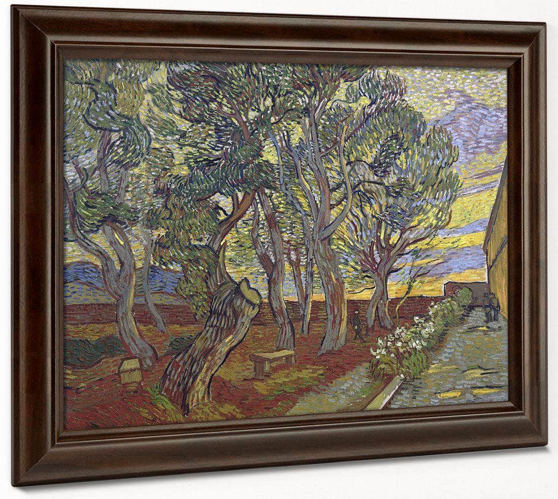 The Garden Of Saint Paul's Hospital 2 By Vincent Van Gogh Fine Art Print