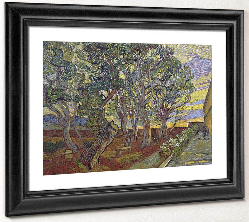 The Garden Of Saint Paul's Hospital 2 By Vincent Van Gogh Fine Art Print