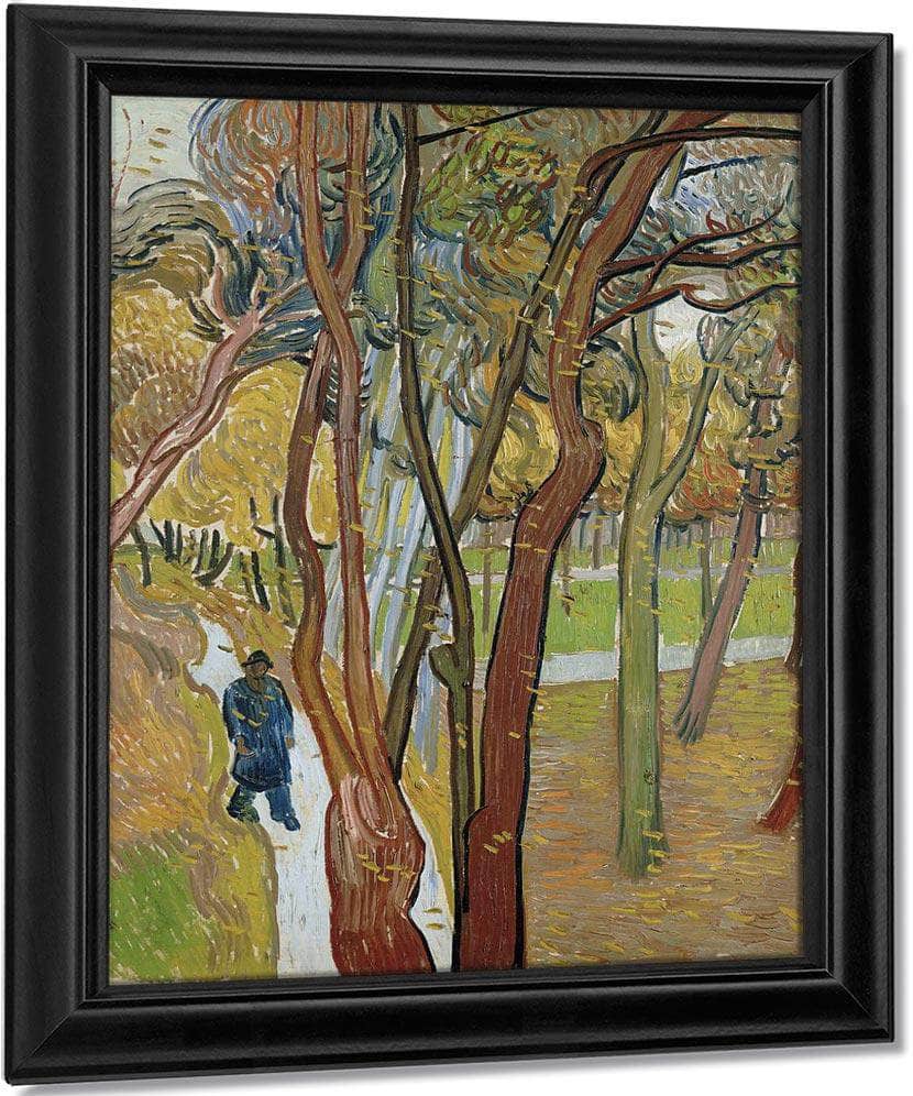 The Garden Of Saint Paul's Hospital ('The Fall Of The Leaves') By Vincent Van Gogh Fine Art Print
