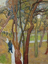 The Garden Of Saint Paul's Hospital ('The Fall Of The Leaves') By Vincent Van Gogh Fine Art Print