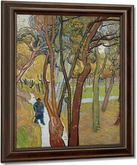 The Garden Of Saint Paul's Hospital ('The Fall Of The Leaves') By Vincent Van Gogh Fine Art Print