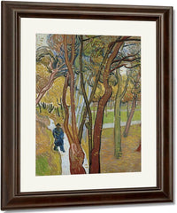 The Garden Of Saint Paul's Hospital ('The Fall Of The Leaves') By Vincent Van Gogh Fine Art Print