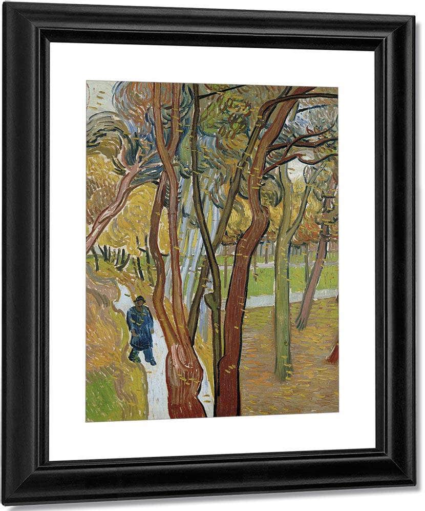 The Garden Of Saint Paul's Hospital ('The Fall Of The Leaves') By Vincent Van Gogh Fine Art Print