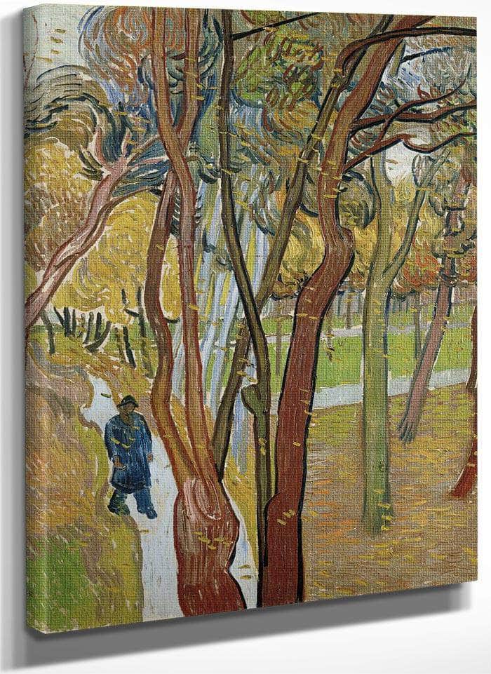 The Garden Of Saint Paul's Hospital ('The Fall Of The Leaves') By Vincent Van Gogh Fine Art Print