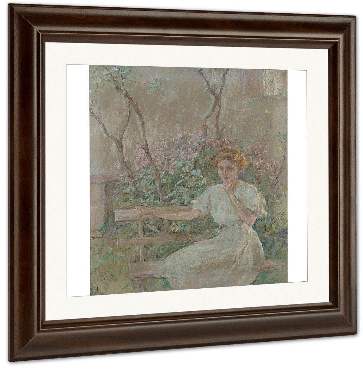 The Garden Seat By Robert Reid Fine Art Print