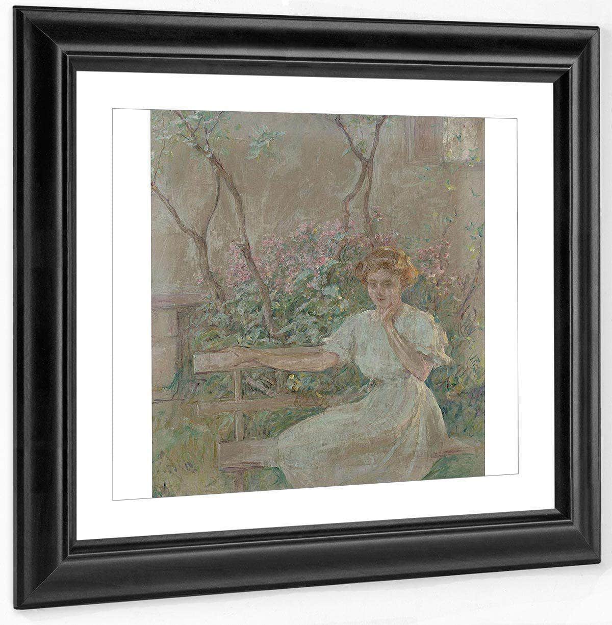 The Garden Seat By Robert Reid Fine Art Print