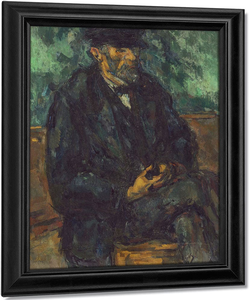 The Gardener Vallier By Paul Cezanne Fine Art Print