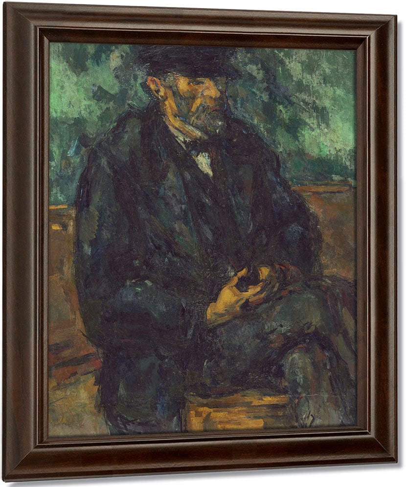 The Gardener Vallier By Paul Cezanne Fine Art Print