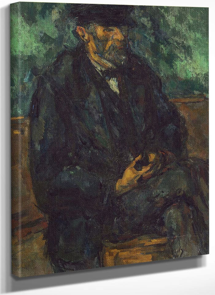 The Gardener Vallier By Paul Cezanne Fine Art Print