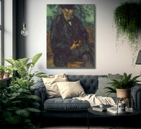 The Gardener Vallier By Paul Cezanne Fine Art Print