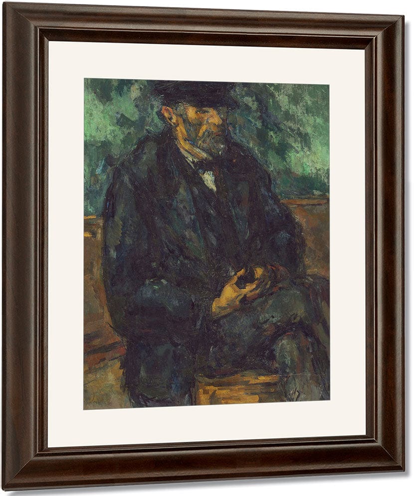 The Gardener Vallier By Paul Cezanne Fine Art Print