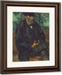 The Gardener Vallier By Paul Cezanne Fine Art Print