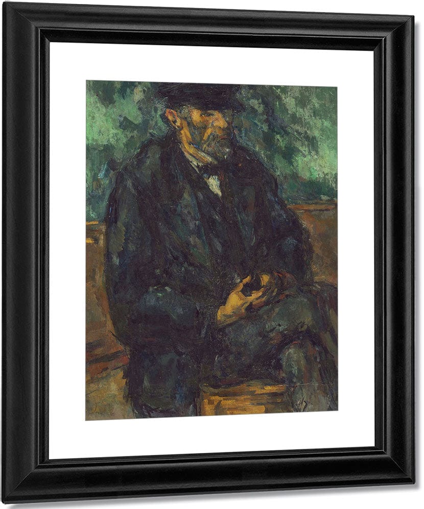 The Gardener Vallier By Paul Cezanne Fine Art Print