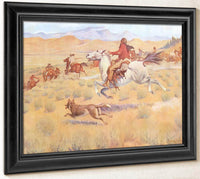 The Gathering Of The Trappers By Frederic Remington Fine Art Print