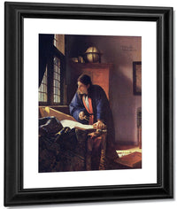 The Geographer 1669 By Johannes Vermeer Fine Art Print