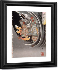 The Ghost Of Akugenta Yoshihira 1889 By Tsukioka Yoshitoshi Fine Art Print