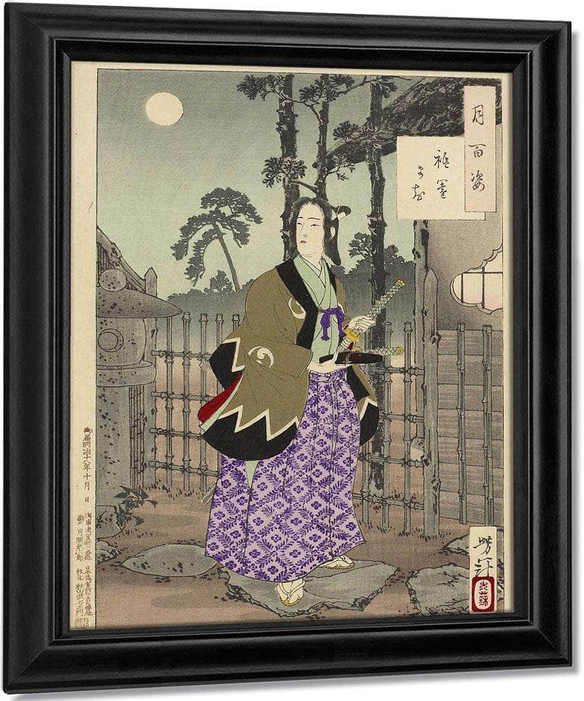 The Gion District 1885 By Tsukioka Yoshitoshi Fine Art Print