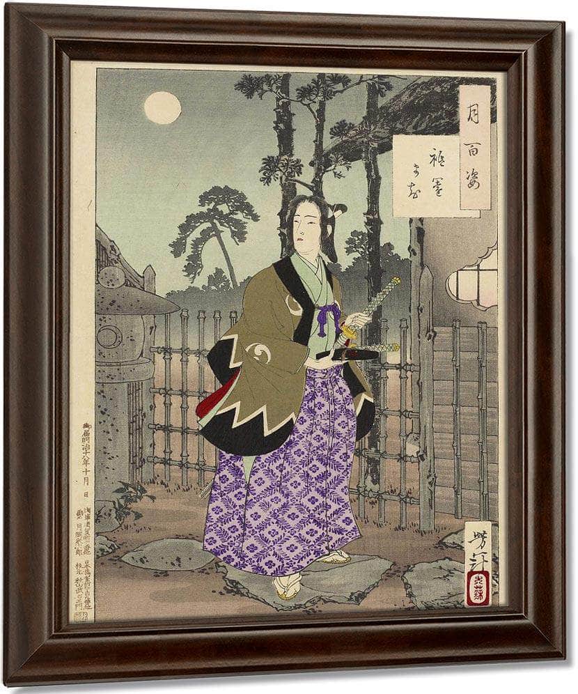 The Gion District 1885 By Tsukioka Yoshitoshi Fine Art Print