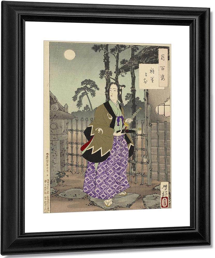 The Gion District 1885 By Tsukioka Yoshitoshi Fine Art Print