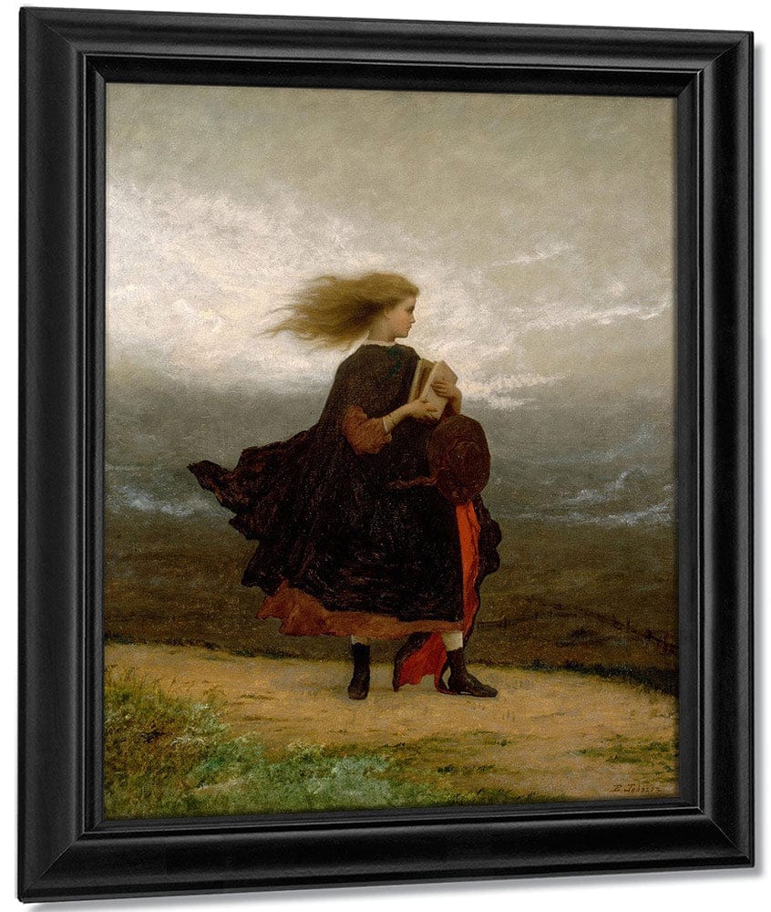 The Girl I Left Behind Me By Eastman Johnson Fine Art Print