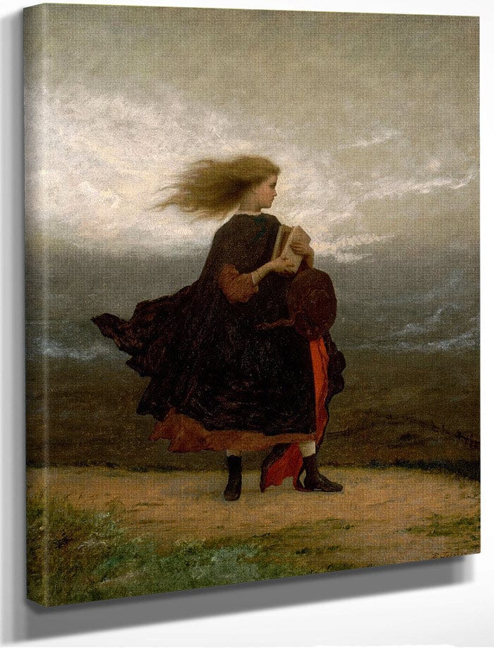 The Girl I Left Behind Me By Eastman Johnson Fine Art Print