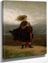The Girl I Left Behind Me By Eastman Johnson Fine Art Print