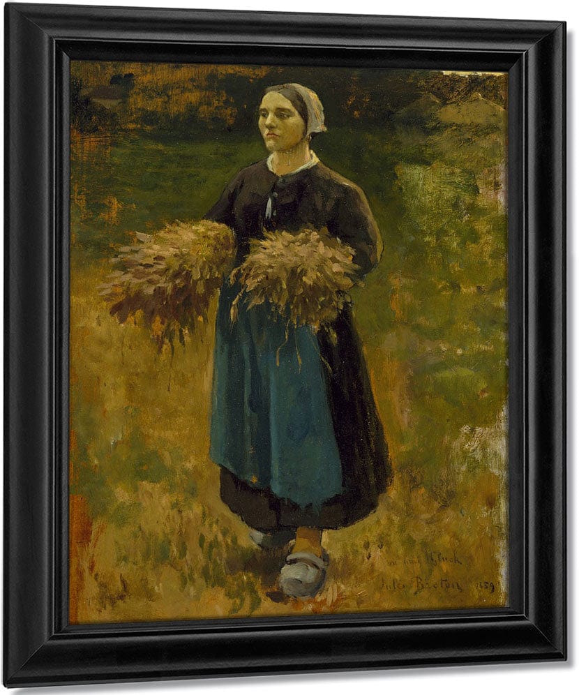 The Gleaner By Jules Breton Fine Art Print