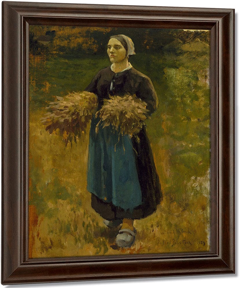 The Gleaner By Jules Breton Fine Art Print