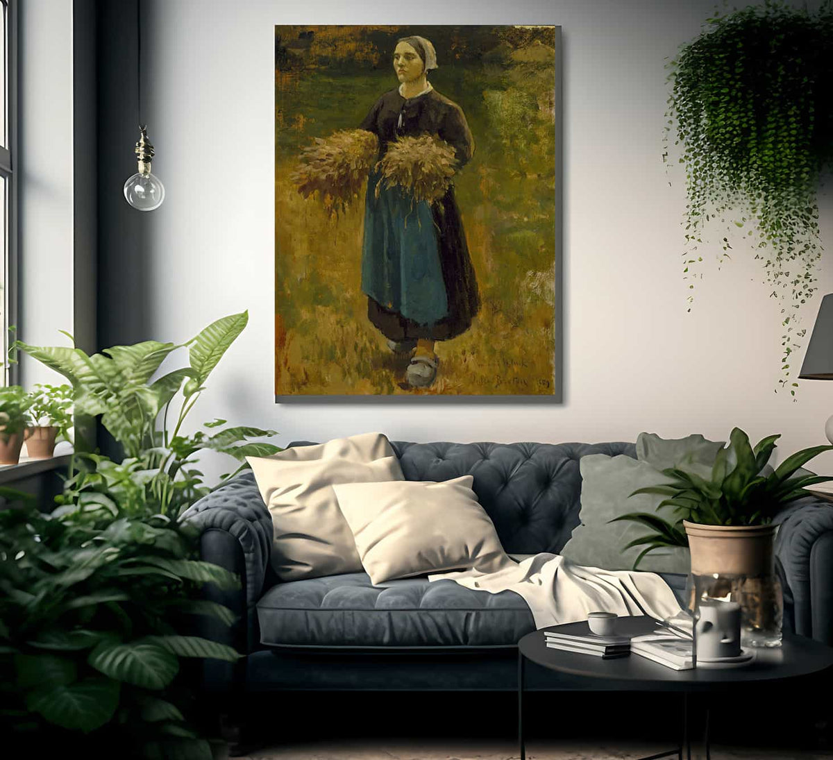 The Gleaner By Jules Breton Fine Art Print