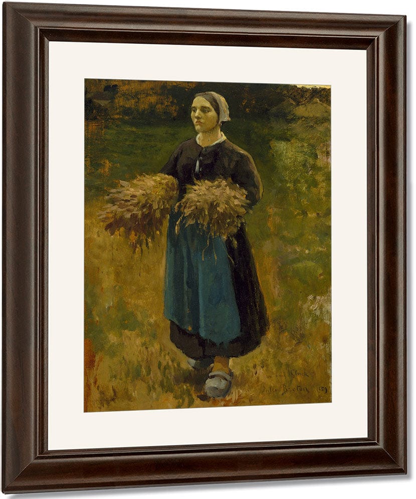The Gleaner By Jules Breton Fine Art Print