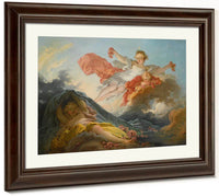 The Goddess Aurora Triumphing Over Night 1755 1756 Rococo 95 2X131 5Cm Pc By Jean Honore Fragonard Fine Art Print