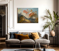 The Goddess Aurora Triumphing Over Night 1755 1756 Rococo 95 2X131 5Cm Pc By Jean Honore Fragonard Fine Art Print