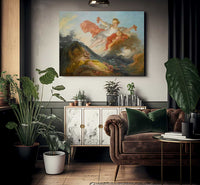 The Goddess Aurora Triumphing Over Night 1755 1756 Rococo 95 2X131 5Cm Pc By Jean Honore Fragonard Fine Art Print