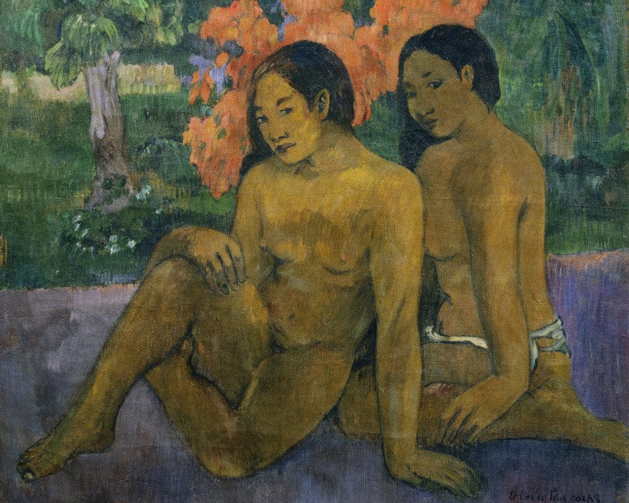 The Gold Of Their Bodies By Eugene Henri Paul Gauguin Fine Art Print