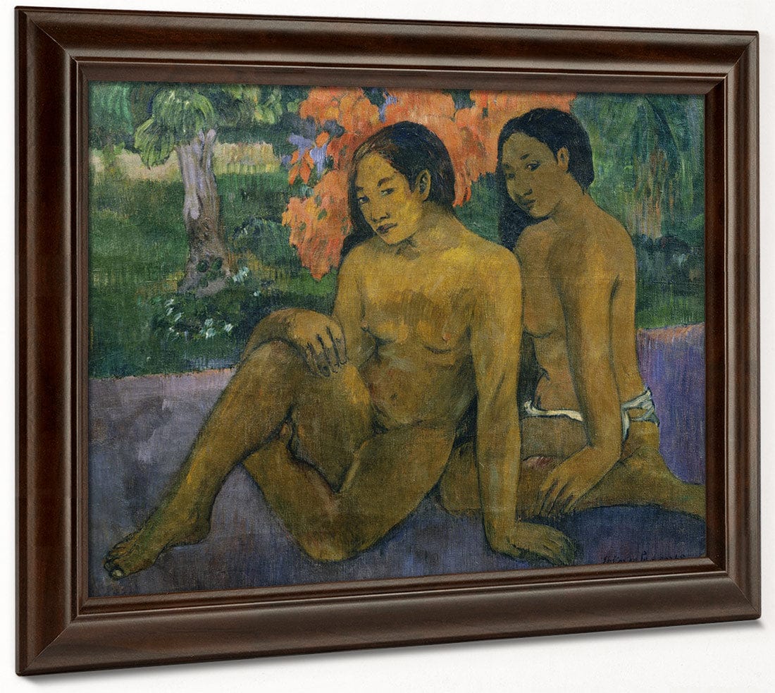 The Gold Of Their Bodies By Eugene Henri Paul Gauguin Fine Art Print