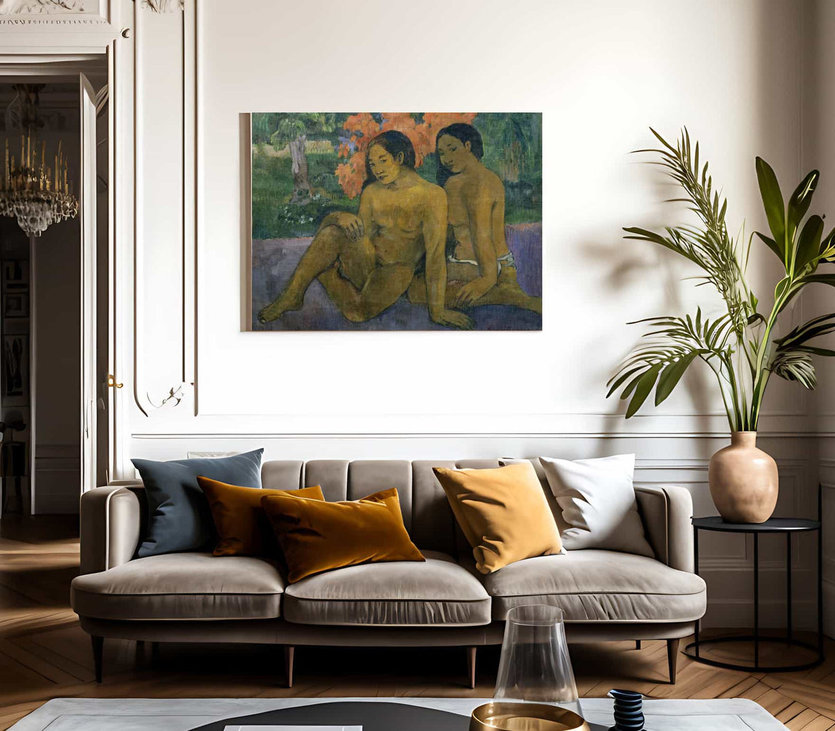 The Gold Of Their Bodies By Eugene Henri Paul Gauguin Fine Art Print