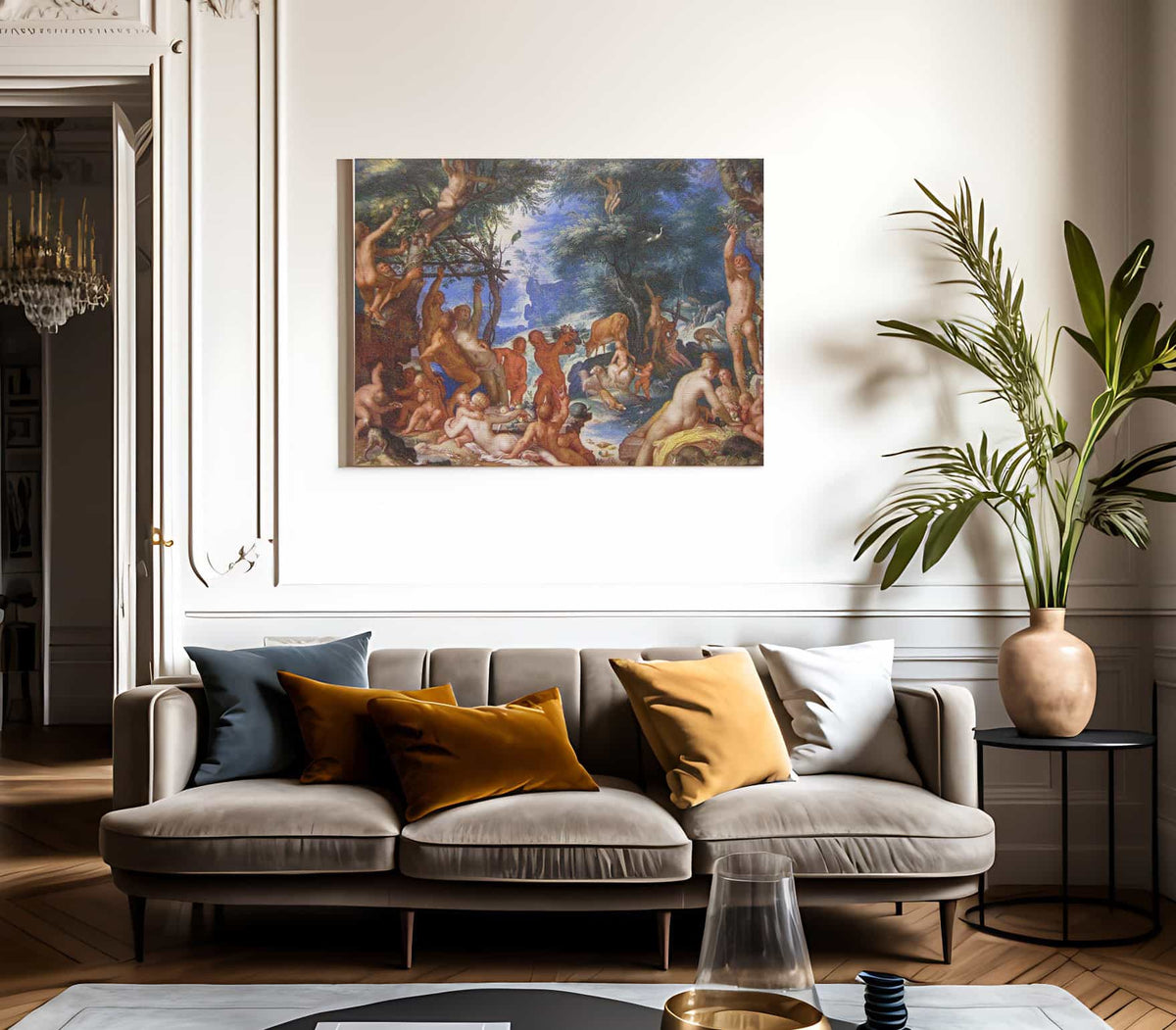 The Golden Age By Joachim Wtewael Fine Art Print