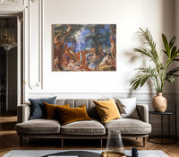 The Golden Age By Joachim Wtewael Fine Art Print