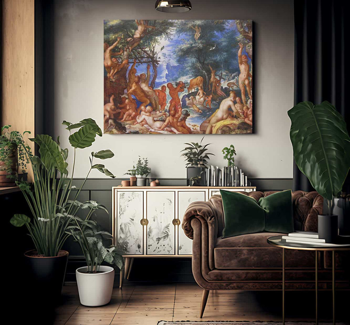 The Golden Age By Joachim Wtewael Fine Art Print