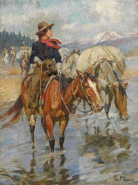 The Golden Girl Of The West By Philip R. Fine Art Print