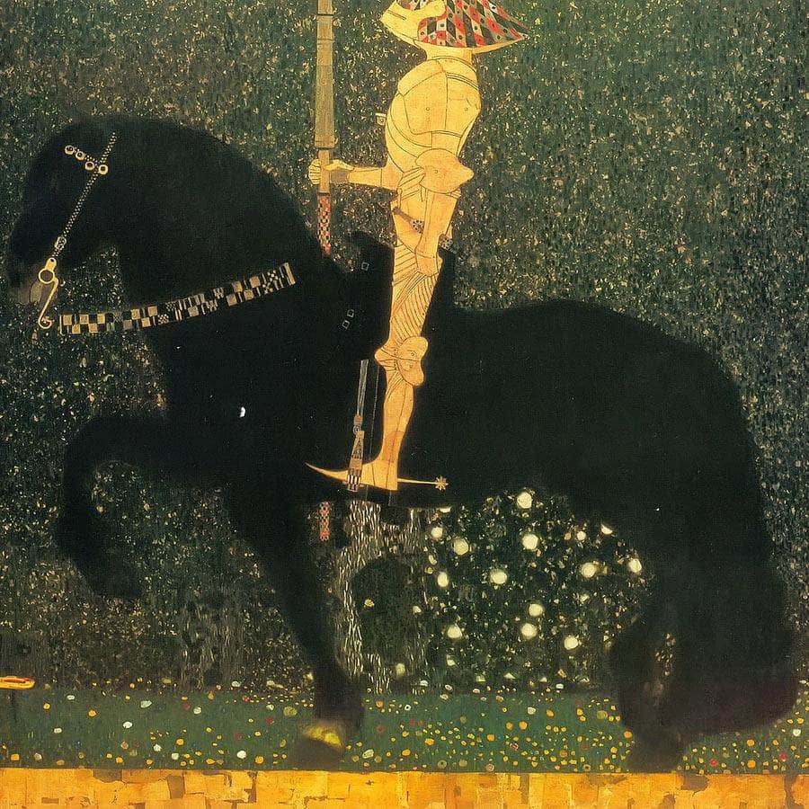 The Golden Knight ( Life Is A Fight), 1903 By Gustav Klimt Fine Art Print