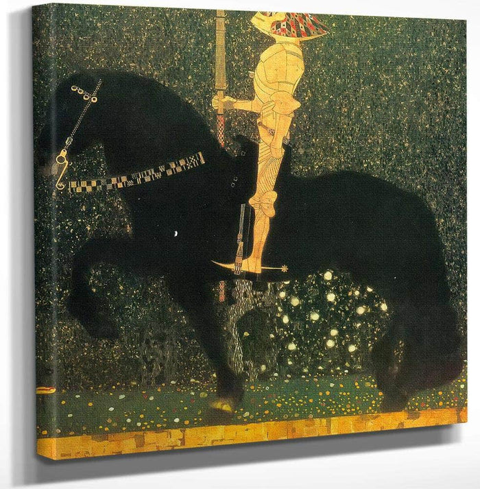 The Golden Knight ( Life Is A Fight), 1903 By Gustav Klimt Fine Art Print