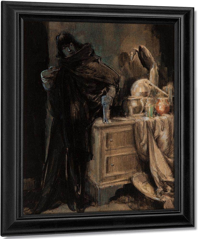 The Golden Lancet By Everett Shinn Fine Art Print