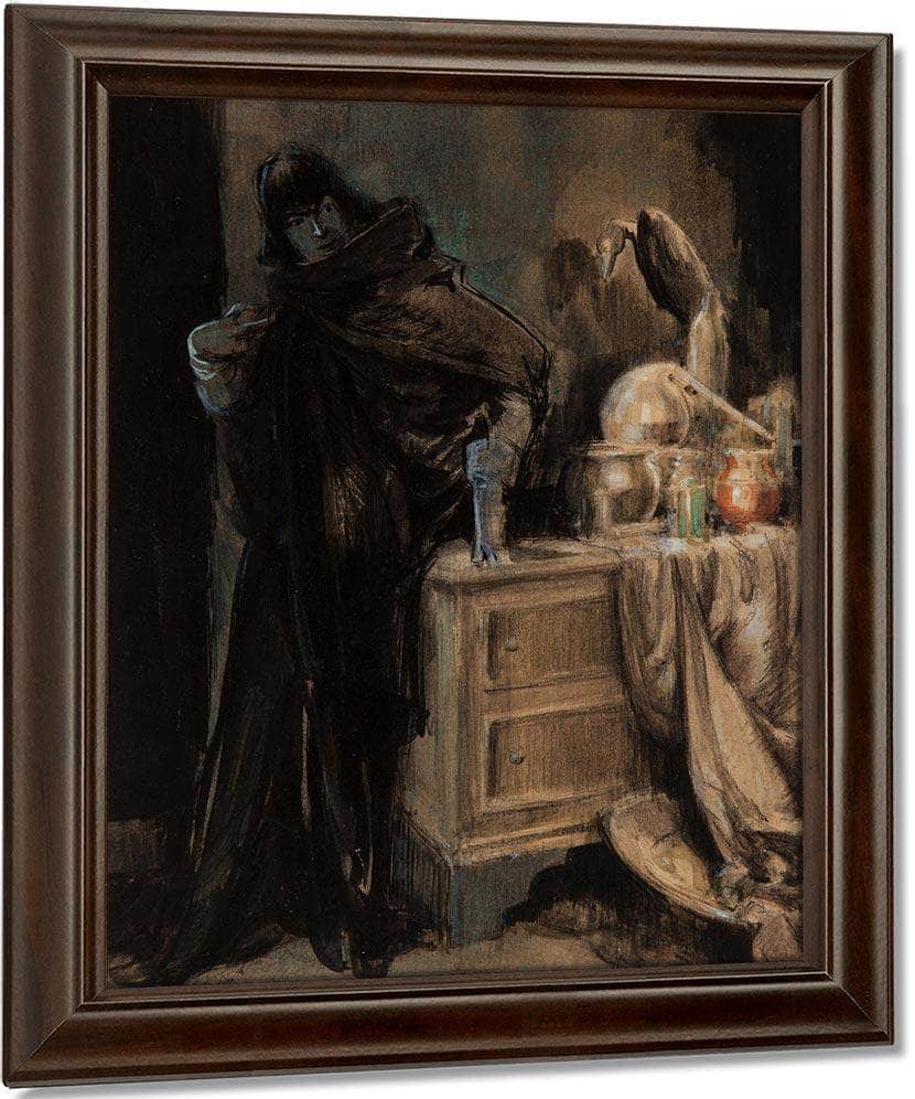 The Golden Lancet By Everett Shinn Fine Art Print