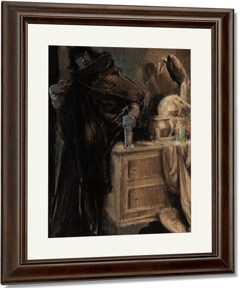 The Golden Lancet By Everett Shinn Fine Art Print