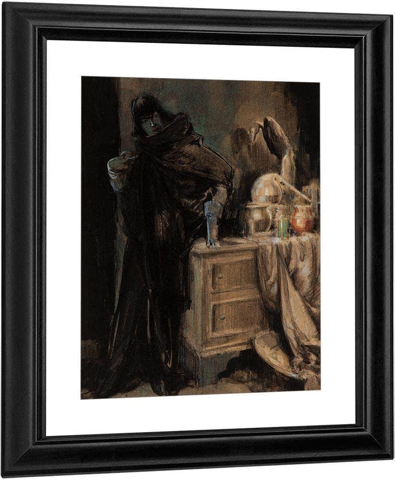 The Golden Lancet By Everett Shinn Fine Art Print